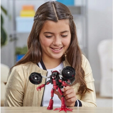 SPIDERMAN Bend and Flex Motocykl 2w1 Figurka 15 cm